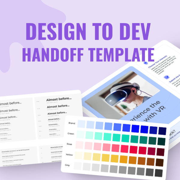 Web design handoff kit