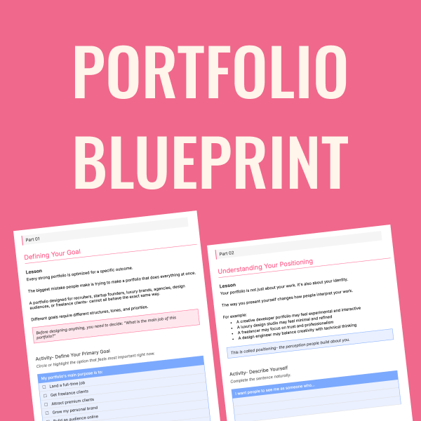 Portfolio Blueprint